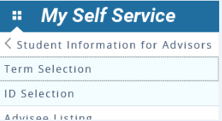 Graphic showing Term Selection and ID Selection.