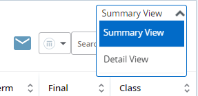 Shows location of Summary View