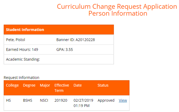 Graphic showing request screen.