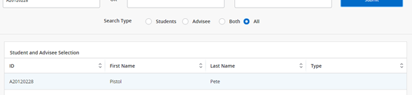Shows where student name would go