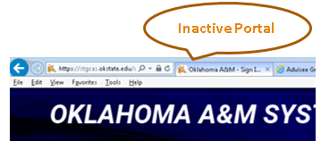 Inactive portal graphic