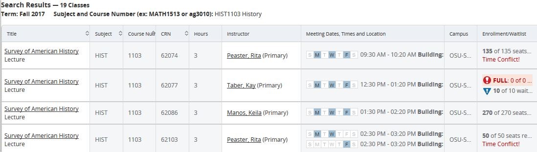 Graphic showing Search Results screen.